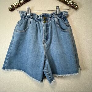 Princess Polly • Open Road Denim Paper Bag Shorts